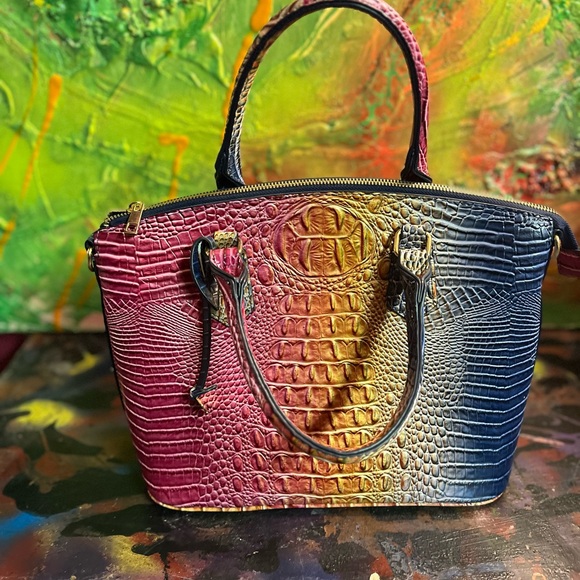 Red and Black Tote Bags with Textured Surface - Picture 8 of 16